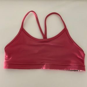 Lululemon Flow Y Pink Sports Bra